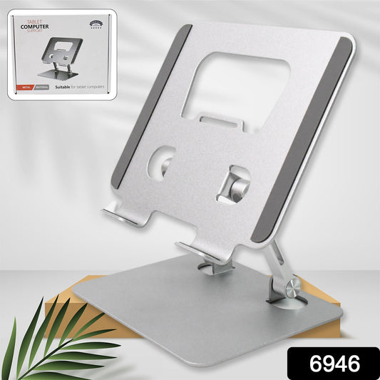 Tablet Stand Metal Alloy Adjustable Bracket Suitable For Tablet Computers For Desk Ergonomic Foldable Metal Tablet Holdertabletsmobile Phones