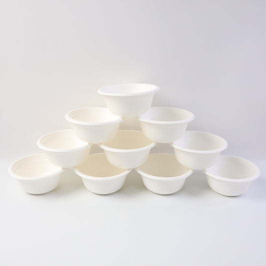Freshee 240 Ml Compostable Bagasse Bow (10 Pc)