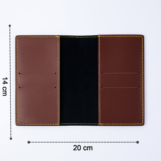 Pu Leather Multipurpose Card Holder Slim Travel Wallet (1 Pc)