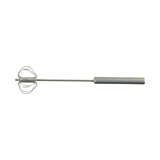 Stainless Steel Hand Push Rotary Whisk (1 Pc 29 Cm)