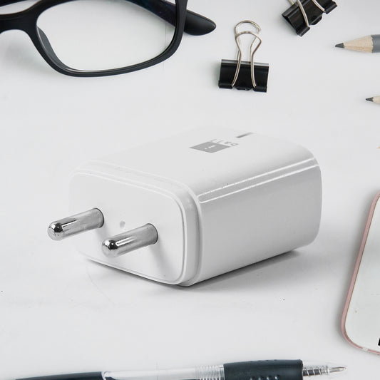 Iball Dual Usb Wall Charger 5v3.1a High-speed Dual Port Fast Charging Adapte (1 Pc)