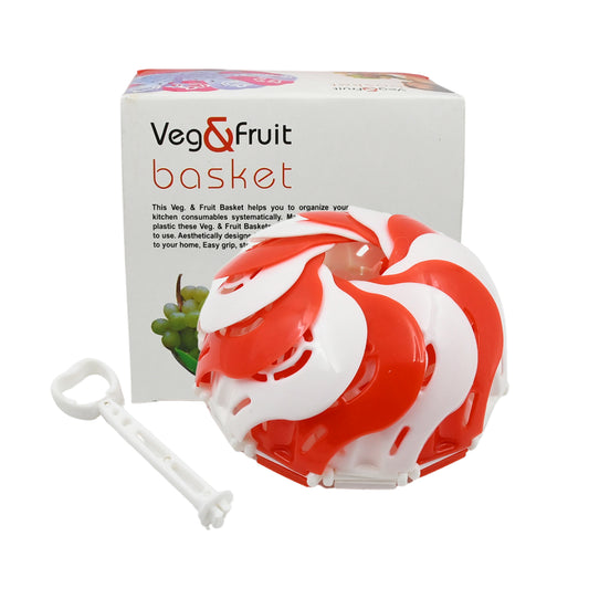 2611 Folding Fruit Basket Foldable Basket Fruit Bucket Basket With Hanging Stand Fruit And Vegetables Basket Foldable Lotus Shape Basket Tray For Multi-use (1 Pc)