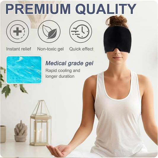 Headache Relief Hat Migraine Cap (1 Pc Black Color)