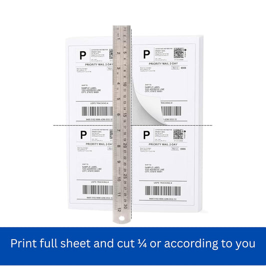 Oddy Self-adhesive Label Sheets A4 Full-sheet Labels (100 Sheet)