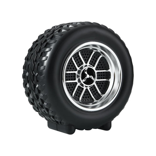 Portable Tyre Wheel Shape Wireless Bluetooth Speaker (1 Pc)