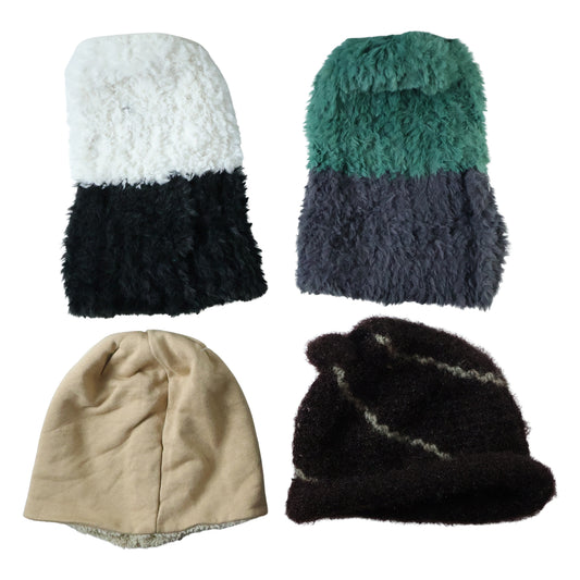 Winter Warm Woolen Beanie Cap For Men Women (1 Pc Mix Desin)