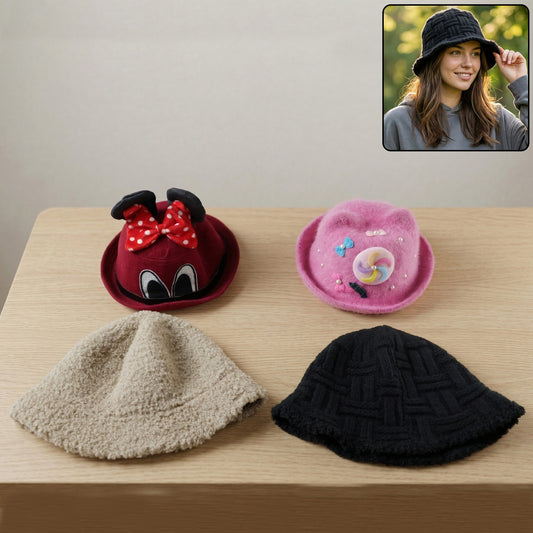 Winter And Summer Bucket Style Cap For Men Women Kids 1 Pc