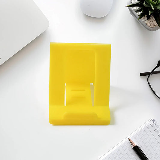 Adjustable Foldable Plastic Mobile Phone Stand (6 Pc Mix Color)