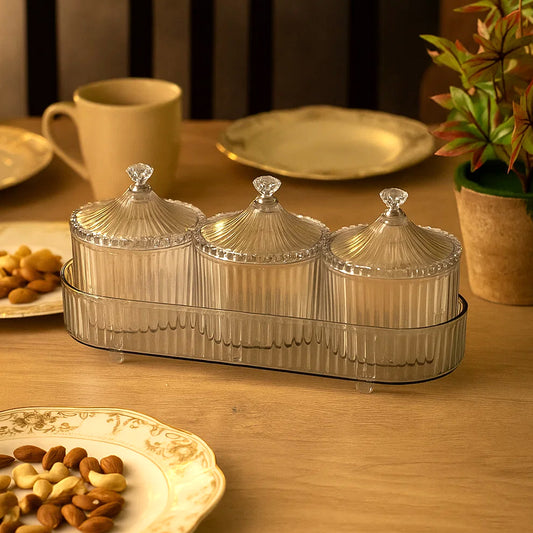 Dry Fruit Snack Storage - (3 Pc Set)