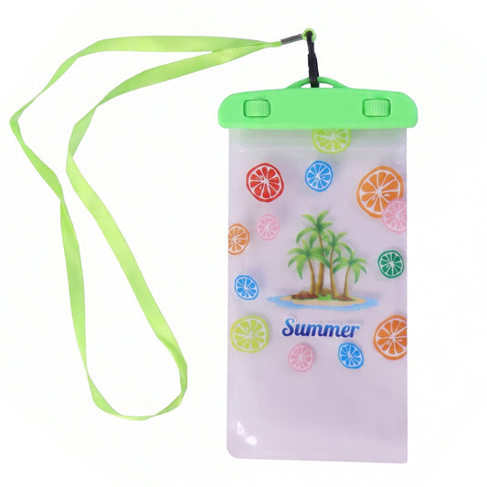 Waterproof Mobile Pouch Transparent Phone Cover With Neck Strap
