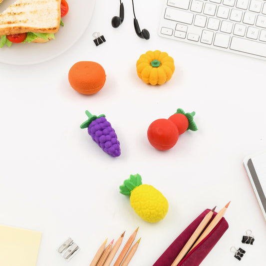 18033 3d Mix Design Fancy Stylish Colorful Erasers Mini Eraser Creative Cute Novelty Eraser For Children Different Designs Eraser Set For Return Gift Birthday Party School Prize (1 Set)