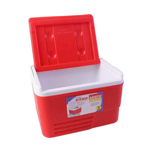 Heavy Duty Insulated Ice Box (1 Pc Red 3ltr)
