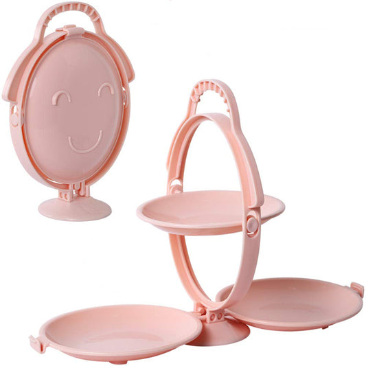 3-layer Foldable Multi-purpose Snack Fruit Dessert Serving Stand (1 Pc)