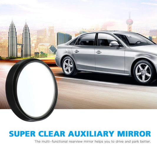 Car Blind Spot Side Mirror Black Frame - (2 Pc Set)