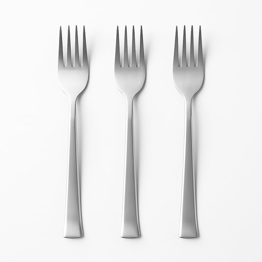 Premium Stainless Steel Dinner Fork - (3 Pc Set)