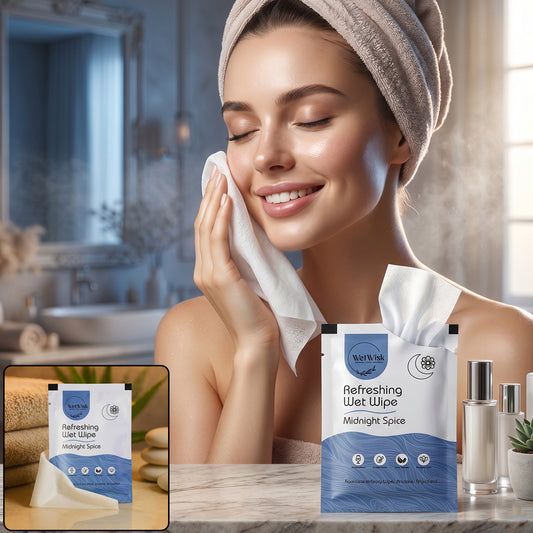 Midnight Spice Refreshing Wet Wipes Face Body Hand Cleansing (1 Pc)