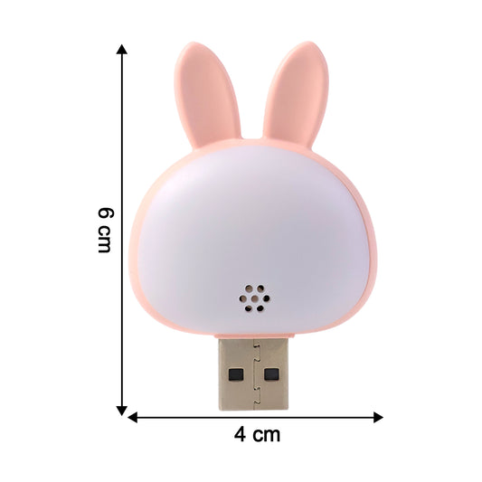 Cute Usb Rabbit Night Light With Sound Voice Activation