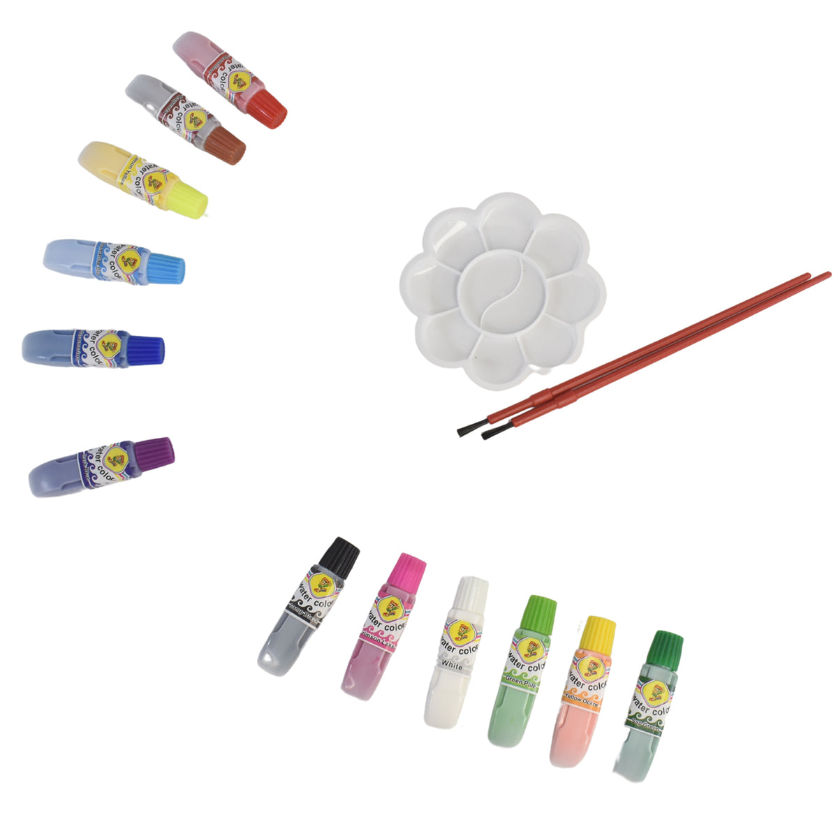 15 In 1 Water Colour Kit For Kids B-day Return Gift (1 Set)
