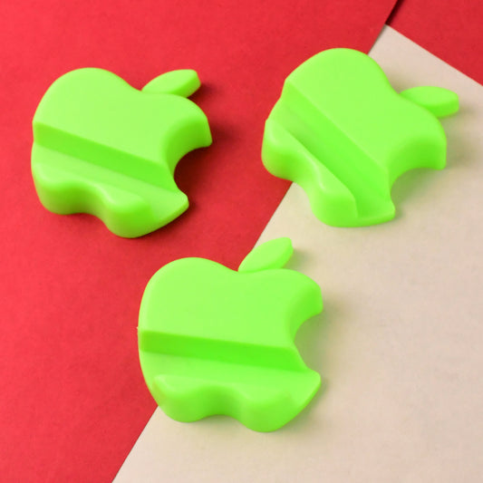 Apple-shaped Plastic Mobile Phone Holder (3 Pc Mix Color)