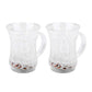 LED Light-Up Party Cups - Flashing Water-Activated Drinking Glasses Handle (2-Piece)