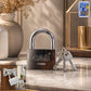 Heavy Steel Premium Square Padlock 70mm with 3 Keys  Hardened Shackle for Doors