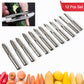 Stainless Steel Peeler Set – Multi-Purpose Handle for Peeling & Shredding (12 Pc)