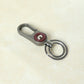 dual ring metal key holder