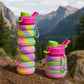 Unbreakable Colorful Silicone Water Bottle