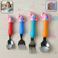 unicorn kids cutlery set