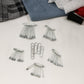 Multipurpose Metal Safety Pin Assortment Set