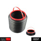 Car trash can organizer with foldable design.