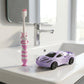 Kids Toothbrush with Cartoon Car (2 Pc Set)
