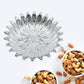 Plastic silver-finish decorative mukhwas serving tray for festive use India