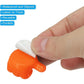 Orange Multifunctional Multi functional Hand Shape Wall Clip Hanger Keys Cable Holder