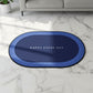 Anti slip Oval Mat, Super Absorbent Floor Mat, Bath Mat, Soft Carpet , bathmat