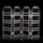 4-fold acrylic earring screen holder display stand clear foldable India