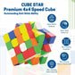 Small 4×4×4 High Speed Stickerless Magic Cube Puzzle Toy for Kids and Adults
