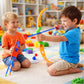 Plastic Archery Bow Arrow Toy Set with single knife and 3pc Arrow and Target Board