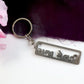 Premium Gujarati Text Metal Keychain (1 Pc)