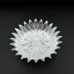 Multipurpose plastic serving tray silver finish mukhwas Diwali India