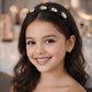elegant studded hairband accessory
