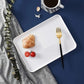 Elegant Printed Plastic Serving Tray with Motivational Quote