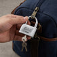 Heavy Steel Premium Square Padlock 70mm with 3 Keys  Hardened Shackle for Doors