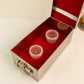 Steel jewellery box velvet red interior full view India