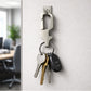Heavy Duty Metal Key Holder with Secure Lock Keychain (1 Pc)