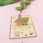 Detailed 3D -up card with intricate birthday decoration