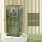 Square flip-lid plastic storage box open view India