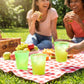 Reusable Plastic Drinking Tumblers - 4-Piece Transparent Water Cup Set