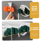 Wall Mounted Plug Holder Hook (1 Pc)