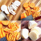  Stainless Steel Crinkle Cutter Knife for Salad - scale and size reference